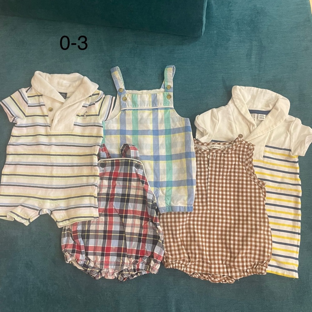 Janie and Jack 0-3m boys bundle